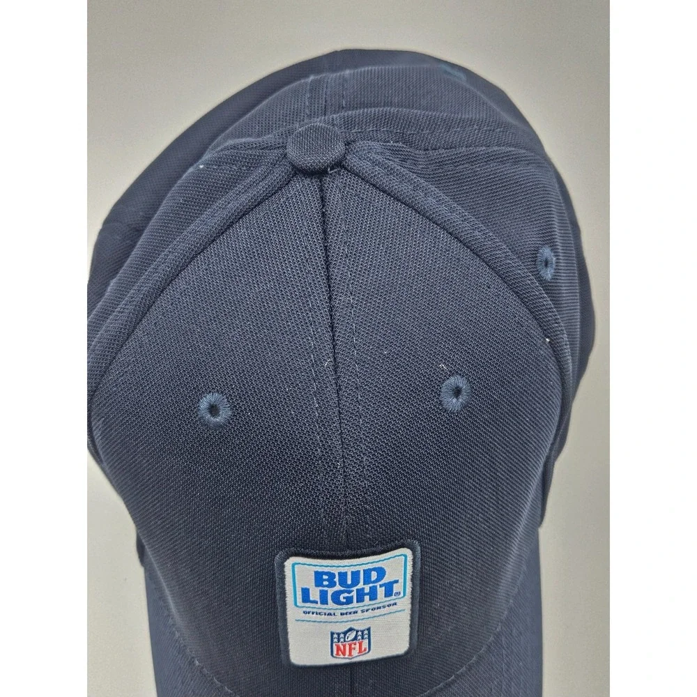 Bud Light NFL Navy Blue Baseball Cap‎ Official Beer Sponsor Hat